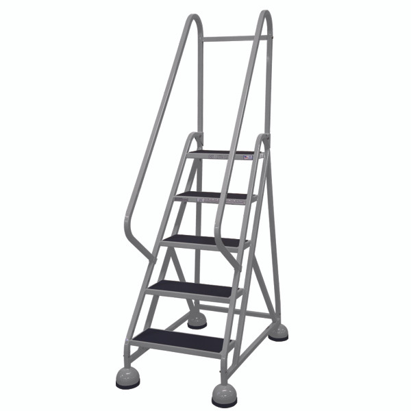 Cotterman ST-601 A2 XX P5 CO | MasterStep Office Ladder / 6 - Step / 45 In Platform Height / 50 In Overall Height / Double Handrail / Cal OHSA