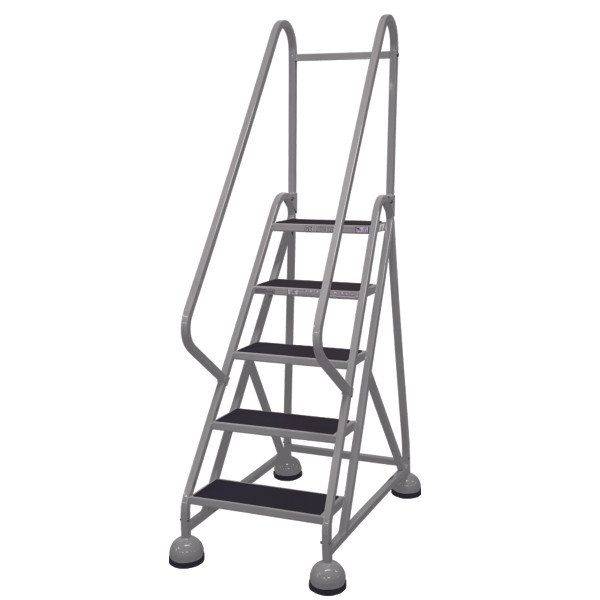 Cotterman ST-601 A2 XX P5 CO MasterStep workplace step ladder with double handrail and six steps.