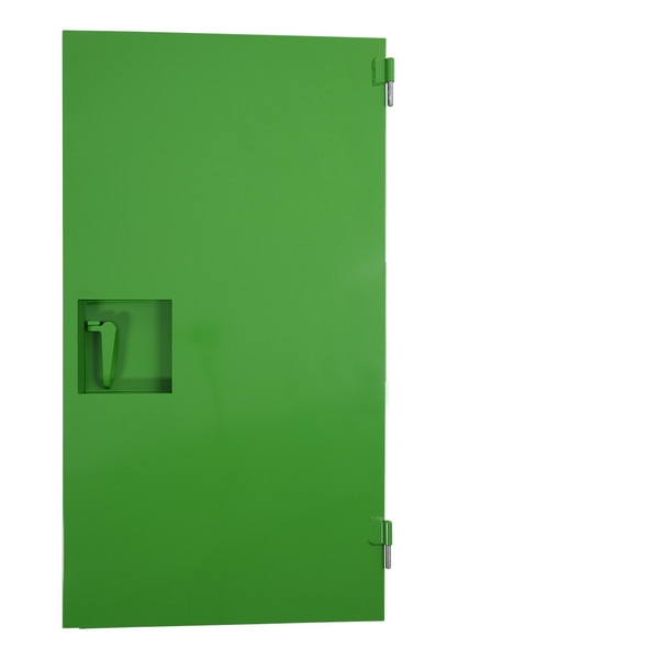 Knaack Model SKS-01R Door Solid-Right in green, Durable Storage Solution by Knaack.
