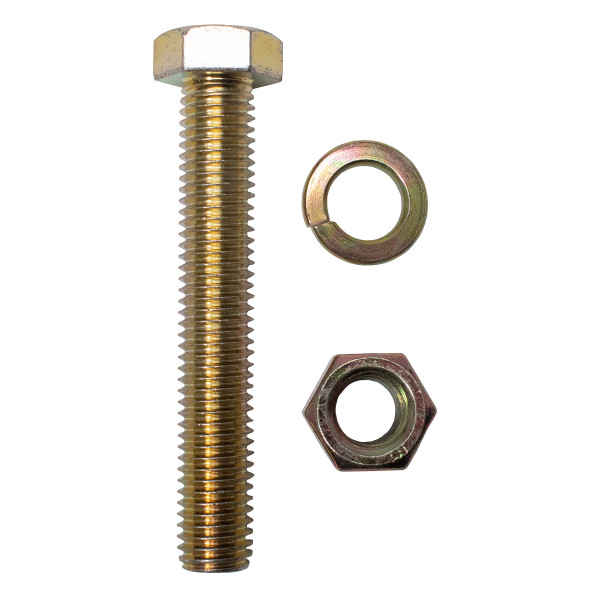 Werner Fall Protection A320011 steel bolt 1/2"-13x4" G8 hex head with nylon insert locknut washer.