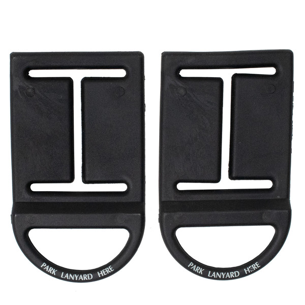 Werner Fall Protection M000002 black replacement lanyard keeper, safety equipment, made by Werner Fall Protection.