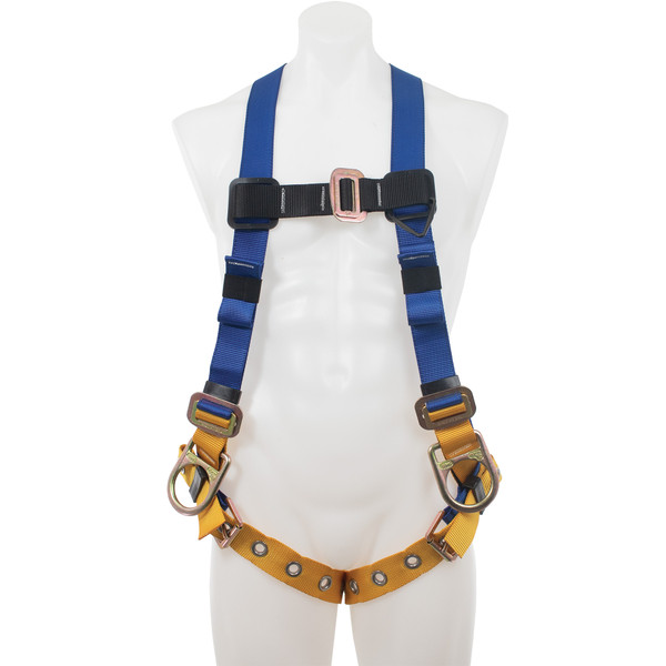 Werner H432002 Basewear Positioning (Back And Hip D-Rings) Harness, Tongue Buckle Legs, Universal