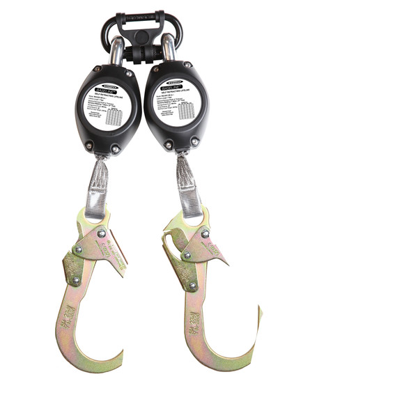 Werner R531007-SR 7 Foot Baseline SRL's with Steel Carabiner and Twin Leg Attachment