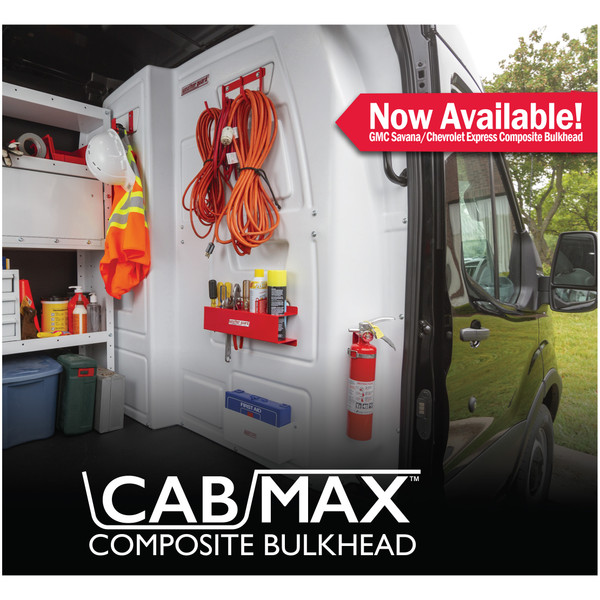 Weather Guard Model 96100-3-01 CabMax Composite Bulkhead, GMC Savana, Chevrolet Express