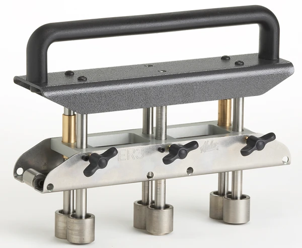 Malco Tool ER3 Edge Roller, a metal edge roller tool by Malco Tool with black handle.