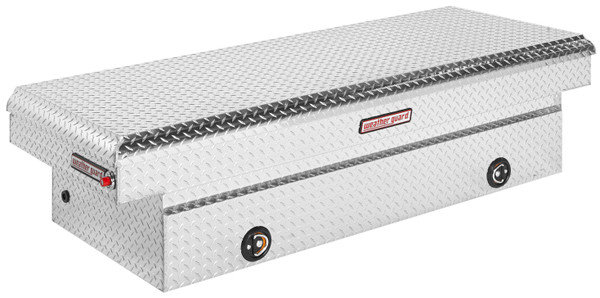 Weather Guard Model 117-X-04 Saddle Box, Aluminum, Full Extra Wide, 14.4 cu ft