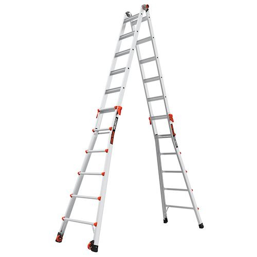 Little Giant Model 15426-001 | VELOCITY, Model 26 - ANSI Type IA - 300 lb Rated, Aluminum Articulated Extendable Ladder