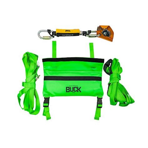 Little Giant Model 11752 | PETZL ASAP Accessory Kit - ASAP Ascender and ASAP'SORBER, including top bag with stabilizer Straps - for SUMOSTANCE with HYPERLITE Technology Pole-use Limited Arrest System