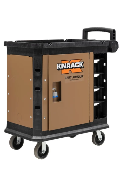 Knaack CA-06 Cart Armour with locking steel panels for Suncast PUCSD1937 & PUCHD1937 utility carts.