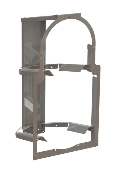 Adrian #130150TR EZLoad Tank Rack, 30lb. 50lb., cargo organizer, gray, metal, storage solution.