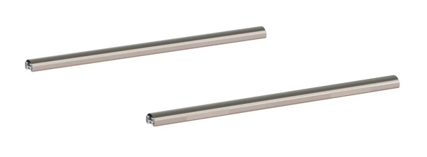 Adrian 48-inch crossbars, two silver crossbar kits with ARE / LEER caps, from Adrian brand.