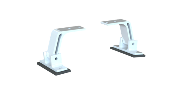 Adrian #FTMBK2W UTILITY mounting bracket kit, FT, 2, W, for Van Equipment Mounting.