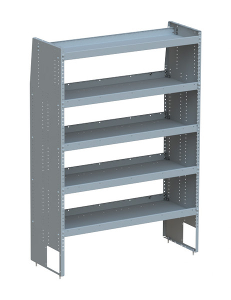 Adrian #HD-1644HRC 44 in. 5-Shelf Unit for Conduit, Conduit Carrier, Heavy Duty / Transit Mid & High Roof, Sprinter High Roof