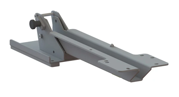 Adrian #VMA24F Folding Vise Mount Assembly, a portable workbench by Adrian, in gray color.