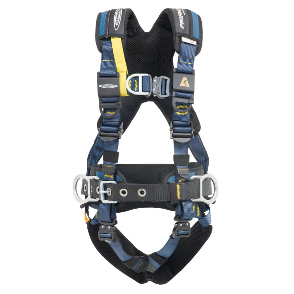 Werner Fall Protection Athletically Styled Harness PROFORM SWITCHPOINT climbing-construction harness with quick connect legs.