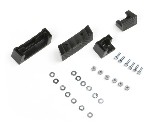 Werner Parts 21-3 FOOT KIT replacement ladder feet black kit with screws and washers.