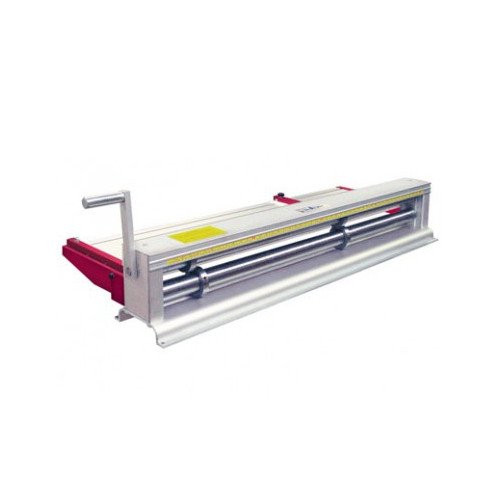 Van Mark Trim-A-Slitter Industrial Series coil sheet slitter, silver and red, by Van Mark.