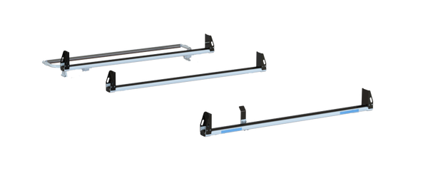 Adrian 3B6RRGMW 3-Bar Utility Rack w/ (6)6" Uprights & Rear Roller - No Mounts / Express & Savana