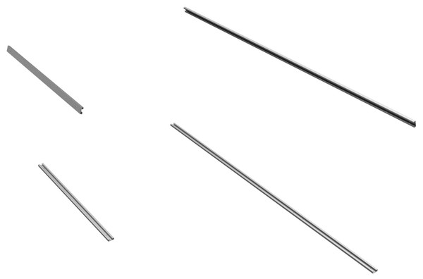 Adrian RK130FTM Mounting Rail Kit / Transit Mid-Roof 130"