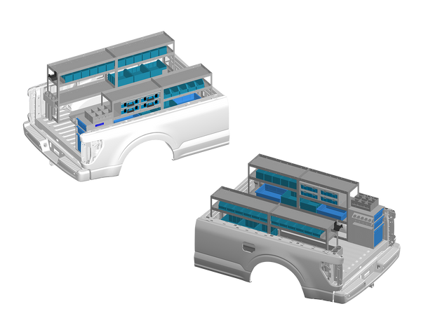 Adrian SEC-8TRK Security Package - 8' Bed / Pickup Truck