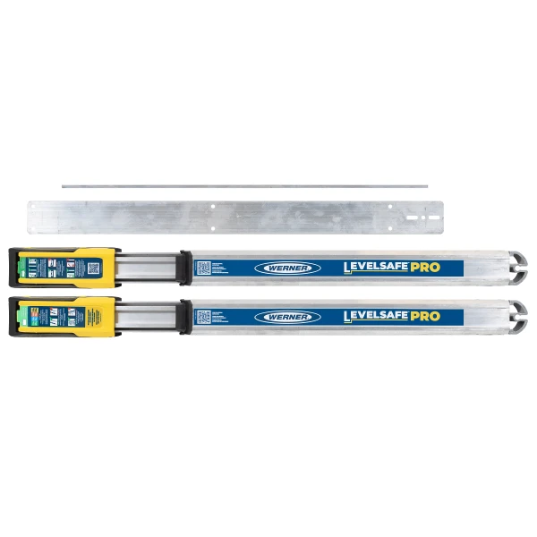 Werner PK100 LevelSafe Pro Series Ladder leveling tool, blue and yellow, from Werner.