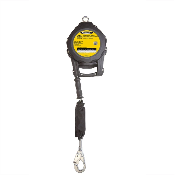 Werner Fall Protection R410065LE 65-foot Max Patrol lifeline, Class 2 device, black.