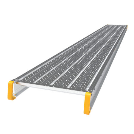 MetalTech M-SPA22416 Two-Person Aluminum Stage, Elevated Scaffolding, 24" X 16' Metal Platform.
