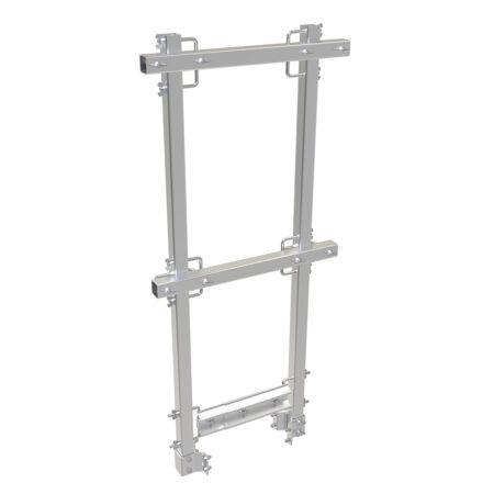 MetalTech M-SGAEN Narrow End Guardrail With Toeboard Assembly