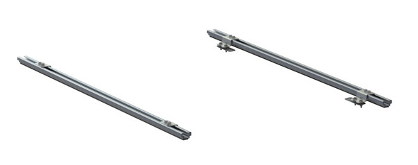 Adrian RRKTOP58 Mounting Roof Rail Kit, ARE / LEER Truck Caps, 5'-5.5' Bed