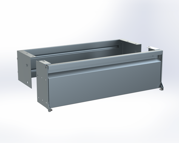 Adrian ADK1030A Shelf Door Kit, 10 x 30, for decor enhancement, gray in color.