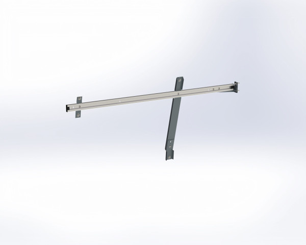 Adrian ARKFTL130PS Mounting Rail Kit, Passenger Side, Transit Low Roof, 130 WB, metal.