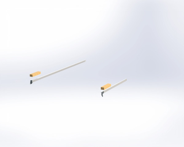 Adrian ARKPML118 Mounting Rail Kit for ProMaster Low Roof Van Accessories, 118" Driver & Passenger Side.