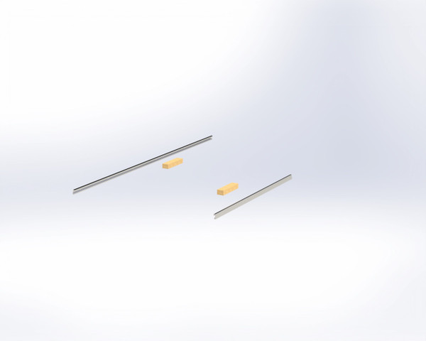 Adrian ARKSP144 Mounting Rail Kit, Driver & Passenger Side / Sprinter Standard & High Roof 144″