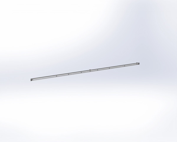 Adrian ARKSPH170PS Mounting Rail Kit, Passenger Side Kit, Sprinter High Roof 170", silver color.
