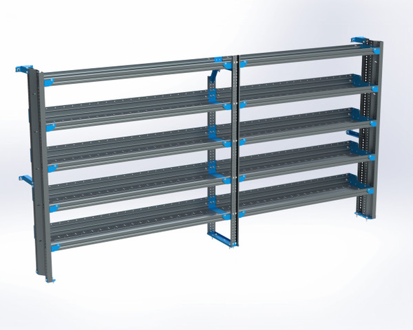 Adrian AS-2T14120SPHA 5-Shelf Unit, Cabinet Use, 14x120 (R60/F60) / Sprinter High Roof 170″