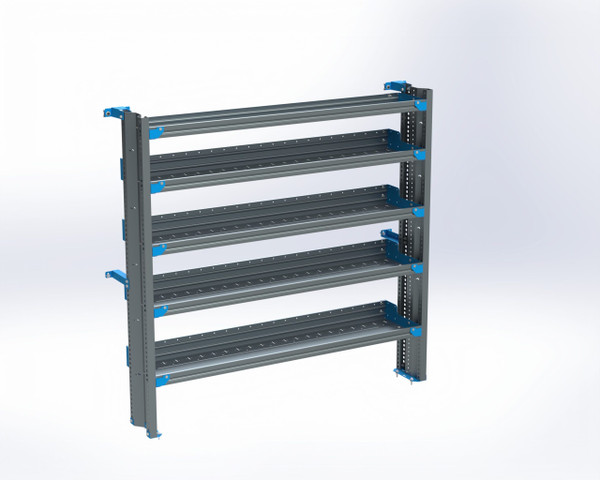 Adrian AS-2T1466PMHA 5-Shelf Unit, 14x66 / ProMaster High Roof 159″ / Passenger Side