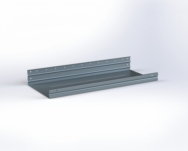 Adrian ASFK2T1436G1 Shelf, 14 x 36, steel shelving unit by Adrian, silver color, sturdy design.