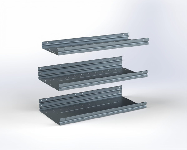 Adrian ASFK2T1636G3 3-Shelf Kit, 16 x 36 / Transit Low Roof, Express & Savana