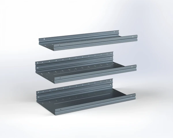 Adrian shelves, 3-shelf kit, 16 x 36, gray, Adrian ASFK2T1636G3 shelving unit.