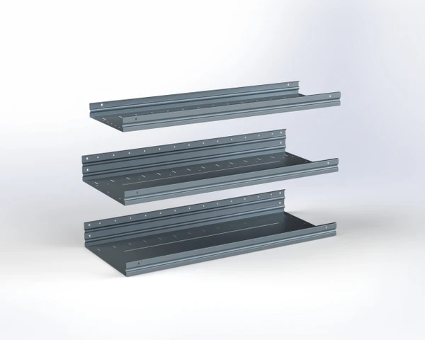Adrian 3-Shelf Kit, 16 x 42, van storage shelves, Transit Low Roof shelving unit.