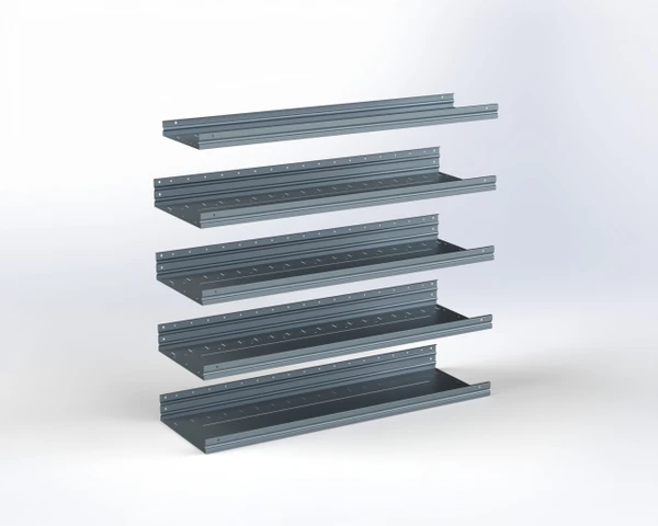 Adrian 5-Shelf Kit, 16 x 54, Transit ProMaster Sprinter High Roof, transit high roof storage.