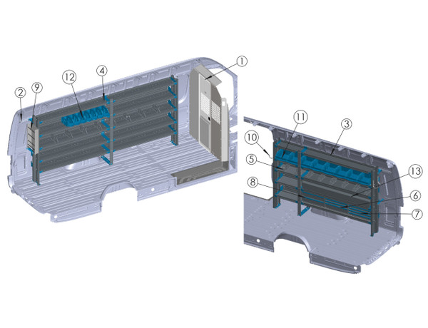 Adrian ELE-SP-HR170X Electrical Starter Package, Sprinter High Roof 170X