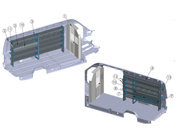 Adrian GEN-SP-HR170 General Service Package, Sprinter High Roof 170 WB