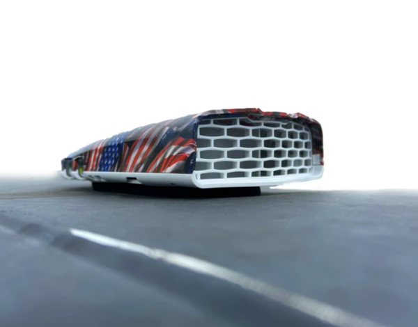 Legend LF-VRV-K4 VanFan Forced Air Vent Kit Americana Edition, VanFan Wind Vent Kit-Americana, USA flag design.