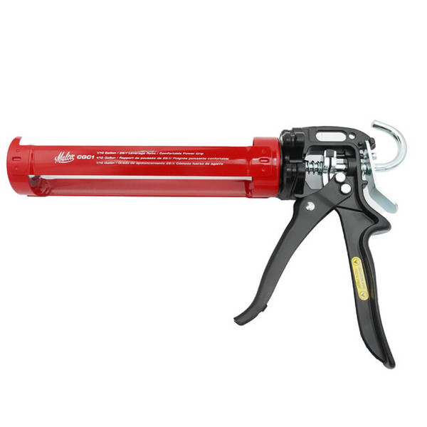 Malco Tool CGC1 winter caulk applicator, 1/10 Gallon High Thrust Caulking Gun, red and black.