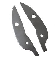 Malco MC14NRB Replacement Blades, 2-pack, for tool maintenance, by Malco Tool, dark gray in color.