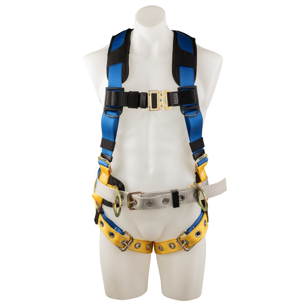 Werner H33210XXQP LITEFIT™ Plus Construction (Back and Hip D-Rings) Harness, Tongue Buckle Legs