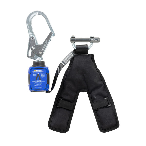 Werner Fall Protection R530806-SR Bantam Switch 6 Foot Web Rebar in black color safety harness equipment.