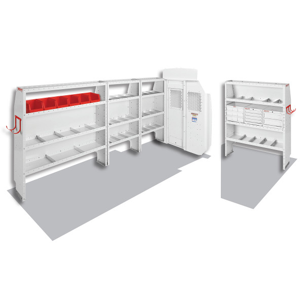 Weather Guard 600-8411X General Service/Contractor Van Package, High-Roof, Ford Transit, 148in Extended Wheelbase