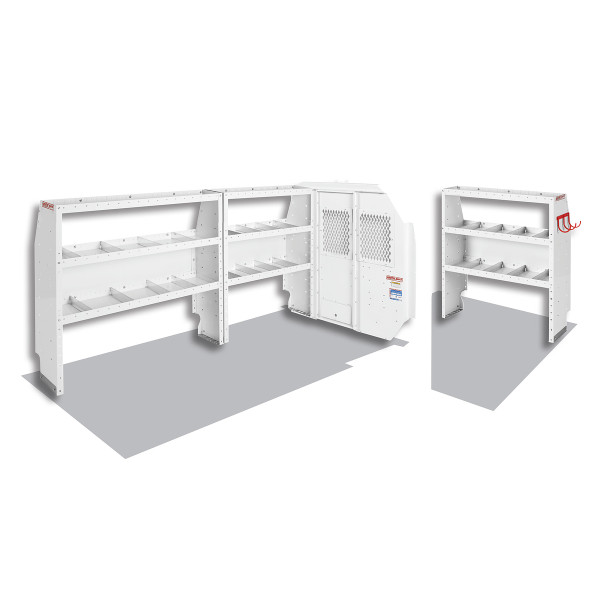 Weather Guard 600-8110R Commercial Shelving Van Package, Full-Size, Ford Transit, 130in Wheelbase